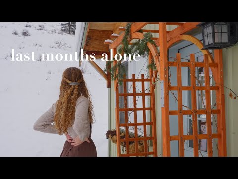 when rural living is lonely and boring - deep winter at the cottage