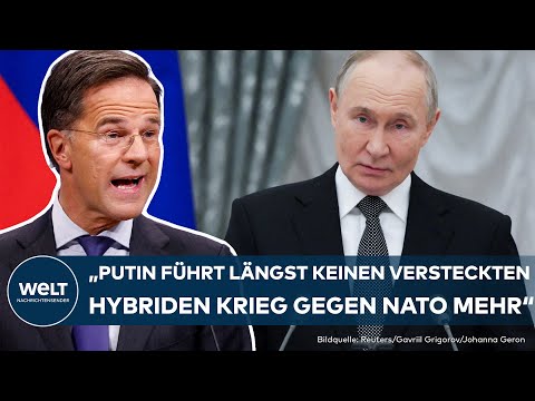 PUTINS KRIEG: Nato-Chef Rutte schlägt Alarm! Westen müsse zur "Kriegsmentalität" übergehen