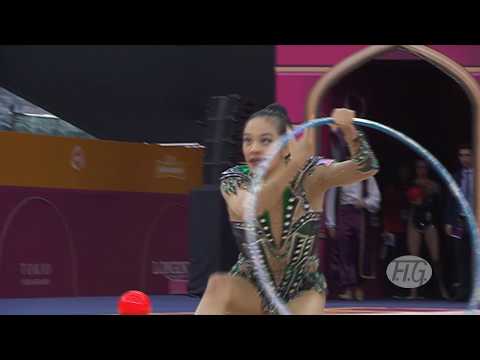2019 Rhythmic Worlds, Baku (AZE) – Laura ZENG (USA), qualifications Hoop