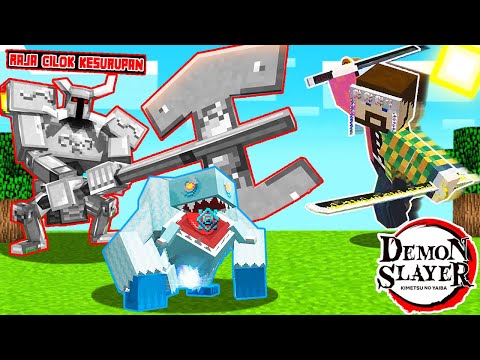 Presiden Gaming - WITH THE POWER OF THIS DEMON SLAYER I CONQUER THE MINECRAFT MONSTER BOSS WHO IS STRONGER THAN THE DEVIL!!
