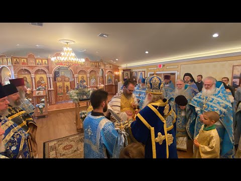 Divine Liturgy 10.6.2022 Austin, TX (Diocesan Assembly) - tonsure of Christopher Morgan-subdeacon