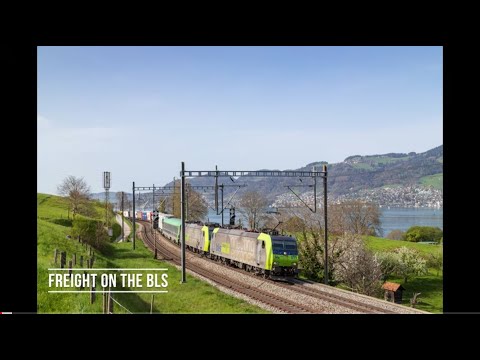 4K Freight Trains Along The Swiss BLS North Ramp Part 2 - April 2019