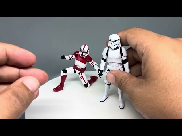 Vídeo relacionado con Star Wars La colección Vintage, Imperial Shock Trooper, The Clone Wars, Figura Premium de 9,5 cm