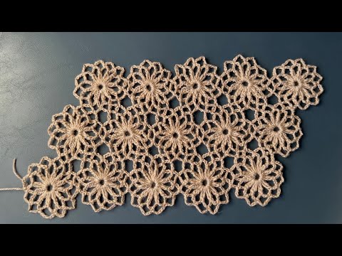 Continuous Crochet Motifs-Lace Daisy