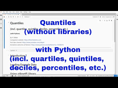 Python Quantiles And Quartiles Core