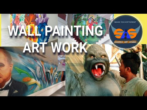 Wall painting service, wall painting design, paint brands av...
