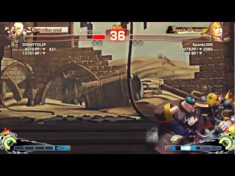 SSFIV AE Ver 2012 Live pc'Endless Match - DISHYTULIP (Rufus) vs Spanks300 (Cody)