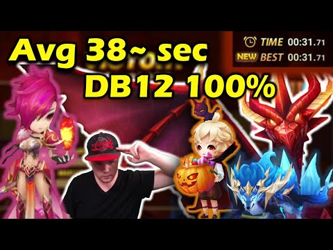 DB12 Speed Clear! - 31 Sec (Avg ~38) Icaru + Astar 100% Safe - Summoners War