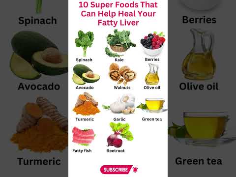 10 Super Foods That Can Help Heal Your Fatty Liver #shorts #viral #health #food