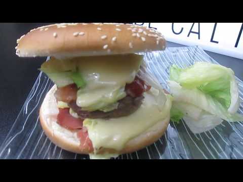 Recette burger jambon crudité