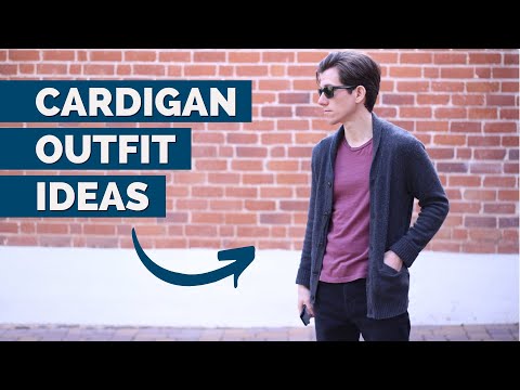 How to Wear a Cardigan Sweater (Lightweight & Chunky...