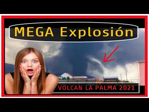 Mega Explosion Volcán en La Palma - 24/09/2021