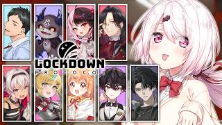 【 LOCKDOWN Protocol 】この中に働いてないやつがいるらしい！/社でびる夜見シェリン魔使ととたまこ酒寄塚原【 にじさんじ/椎名唯華 】
