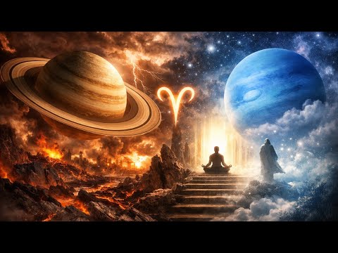 ترند #تاروت#اکسپلور ##دنیا به کجا از زحل و نپتون در حمل: بیداری معنوی یا آزمون سخت واقعیت؟كدومشوني؟