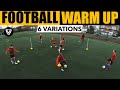Technical Football Training | Warm Up - 6 Variations | U11 U12 U13 U14 | Thomas Vlaminck
