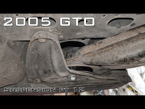2005 GTO suspension pt 12 rear subframe and control arm bushing installation