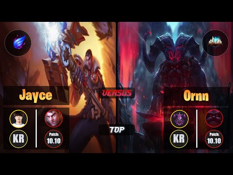 Flame JAYCE (Top) [Phase Rush] VS ORNN - Master KR Patch 10.10