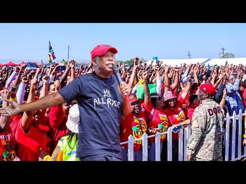 Watch : President Julius Malema Addresses the EFF Community meeting in Bojanala