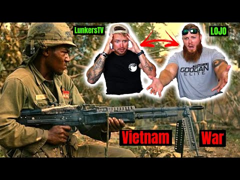 Modern ARMY Veterans React to Vietnam WAR Footage (ft. LunkersTV)