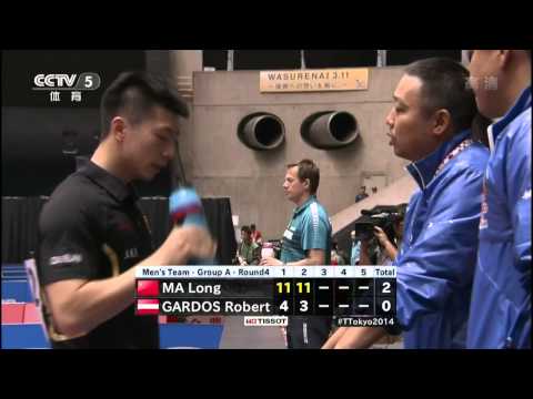 2014 WTTTC (CHN-AUT/Rnd4/m1) MA Long - GARDOS Robert [HD] [Full Match/Chinese]