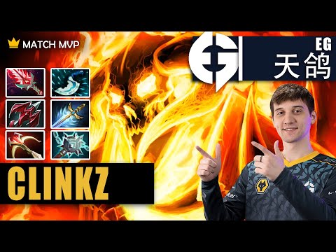 Clinkz Safelane | EG.Arteezy | RTZ GOD SPAMMING THIS CARRY HERO FOR MMR | 7.32b Gameplay Highlights