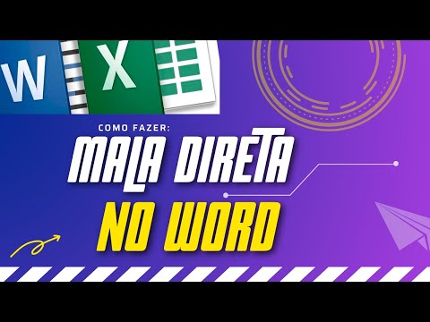 COMO FAZER MALA DIRETA NO WORD + EXCEL | AULA RÁPIDA | INFORMÁTICA DO DIA A DIA