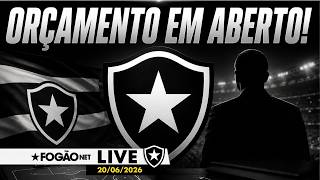 FOGÃONET LIVE: BOTAFOGO NEGOCIA OPORTUNIDADES DE MERCADO! GDA LUMA AINDA NÃO DEFINIU ORÇAMENTO
