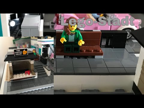 Lego-Stadt (Teil 5) Der Bahnhof wird errichtet.