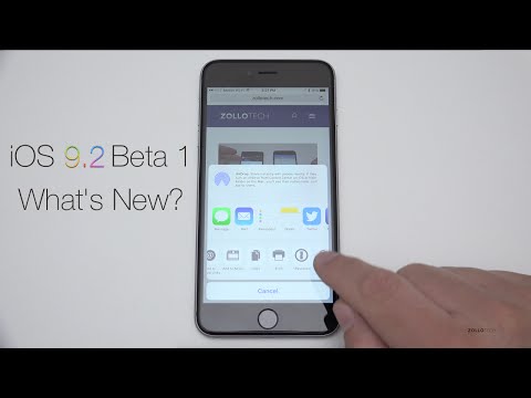 iOS 9.2 Beta 1 - What's New ?