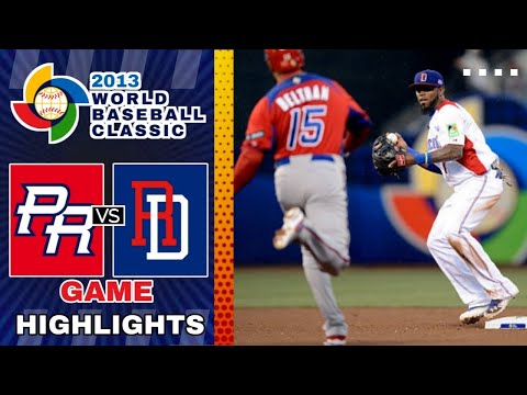 Puerto Rico vs Dominican Republic | Championship Game | 2013 World Baseball Classic