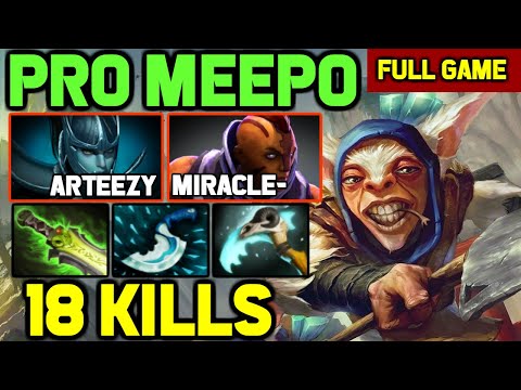 OMG! THIS Meepo CARRIED Arteezy vs Miracle Antimage, Cr1t ft. RTZ RAMPAGE, Blizzy, 33