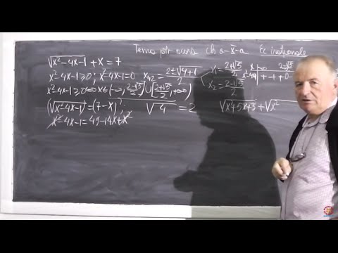 Lectia 426 - Rezolvam ecuatii irationale (cu radicali) - Tema la matematica - Clasa 10
