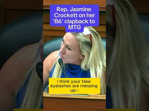 Rep. Jasmine Crockett on her ‘B6’ clapback to MTG