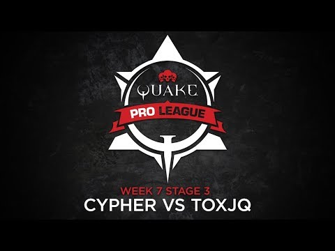 Cypher vs toxjq - Quake Pro League - Stage 3 Week 7