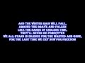 DragonForce - Wings of Liberty | Lyrics on screen | HD