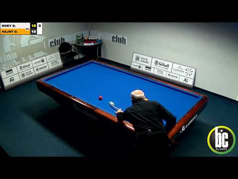 Czech  3-cushion D2 - 3rd round David Hajný v Dušan Koky