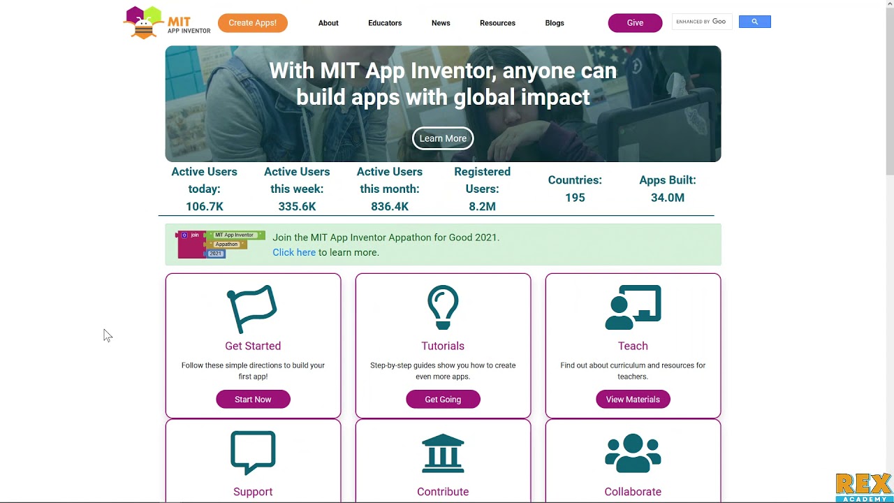 MIT App Inventor Promo | Rex Academy