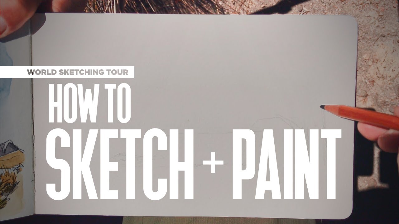 How to SKETCH and PAINT - Tomarapi, Bolivia