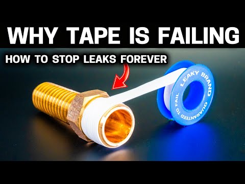 92% of Homeowners Use Teflon Pipe Tape Wrong - Here's Why it Leaks