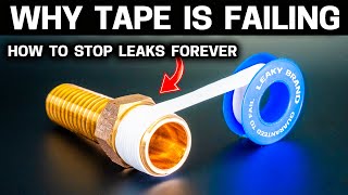 92% of Homeowners Use Teflon Pipe Tape Wrong - Here