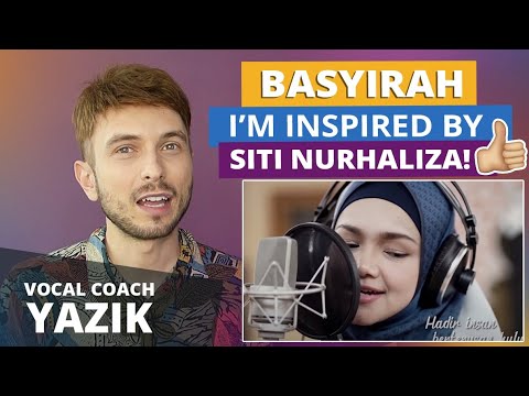 Vocal Coach YAZIK reaction to Siti Nurhaliza - Basyirah