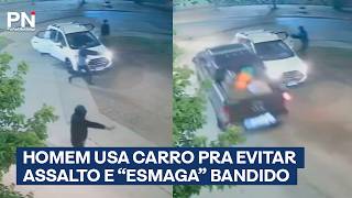 Sozinho motorista enfrenta seis assaltantes e destrói plano da quadrilha