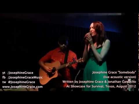 Josephine Grace LIVE "Somebody" acoustic ORIGINAL w/ Jonathan Camacho