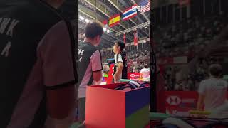 Download lagu Siapa yang ter wang chang wang chang? #indonesiaopen2023 #badminton #wangchang #istorasenayan mp3