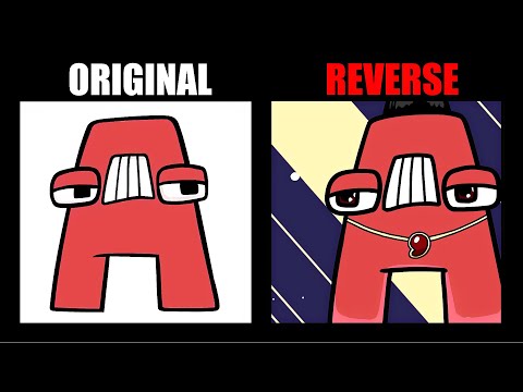 Reverse Alphabet Lore But They Transform (Full Version) - Alphabet Lore Meme Animation | TD Rainbow