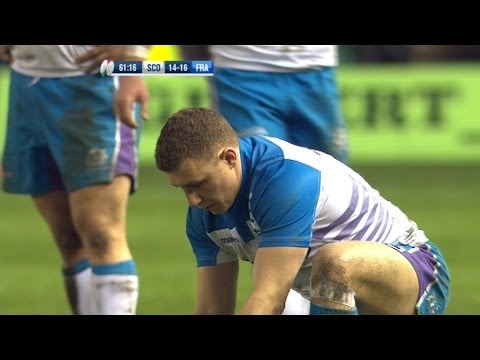 Duncan Weir Penalty - Scotland v France 8th March 2014