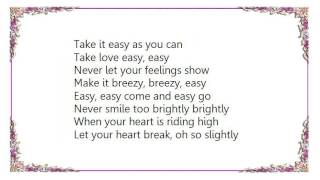 Ella Fitzgerald - Take Love Easy Lyrics