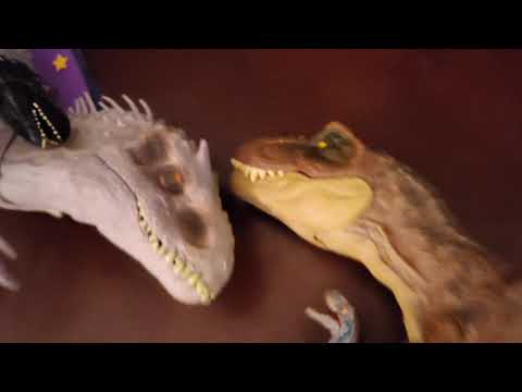 Blue & Rexy vs Indoraptor & Indominus Rex