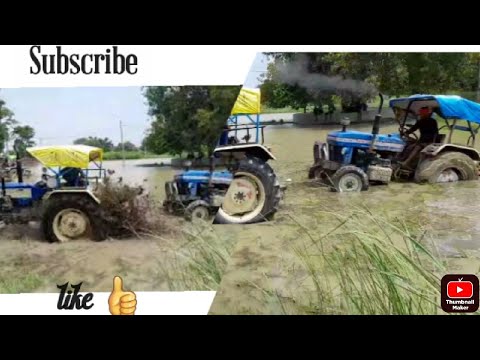 Fas gaiya tractor Gili karta popat ho gaiya. #popathogaiya #trending #viral #tractortochan #touchan