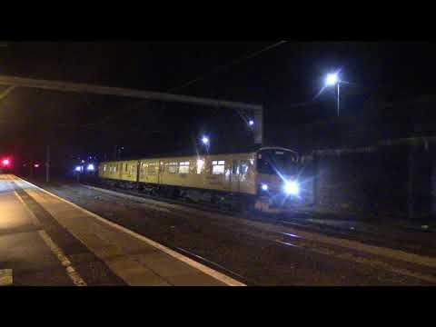 950001 departs Carstairs DPL for Mossend Down Yard 28.11.16